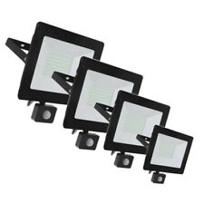 FARO LED FARETTO CON SENSORE CREPUSCOLARE FREDDO ESTERNO 20W 30W 50W 100W 