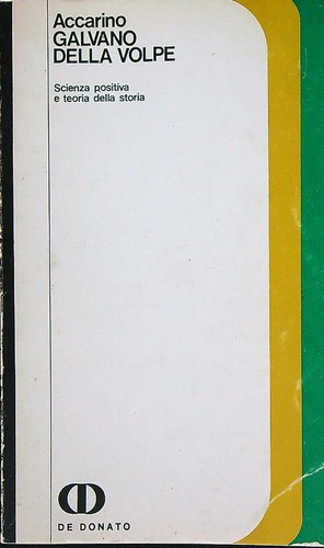 Galvano della volpe accarino - della,