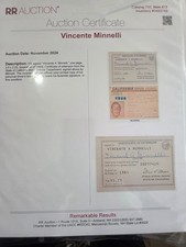 VINCENTE MINNELLI - Patente di