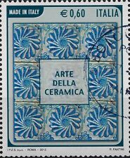 2012 italia repubblica Arte della Ceramica mattonelle usata