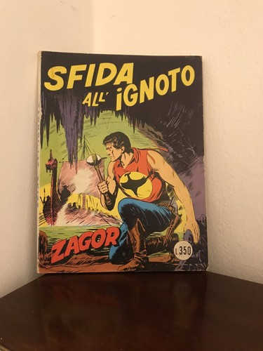 Zagor scritta rossa - scritta, numero