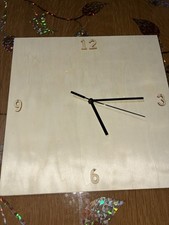 Orologio artigianale legno - orologio,