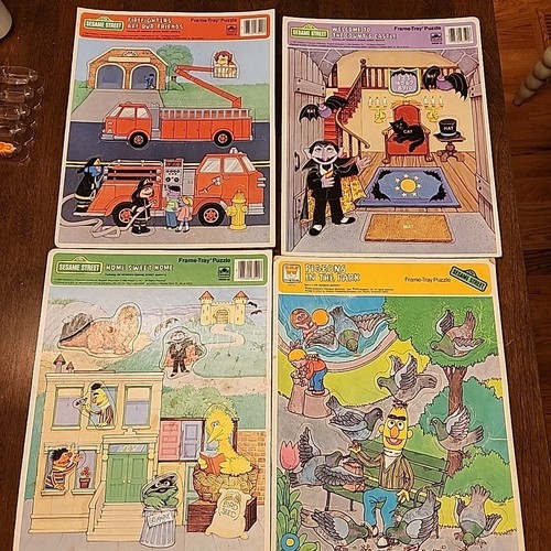 Lotto puzzle vintage telaio