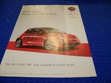 2012 FIAT 500 "139.6