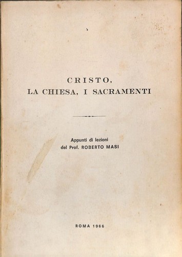 Cristo chiesa i - cristo,,