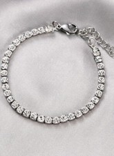 Bracciale Donna Tennis Acciaio 3x2!! OCCASIONE FINO ESAURIMENTO SCORTE!