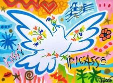 Dr. LOVE KISS PICASSO 30x40 POP STREET ART Andy Warhol Schifano Haring Rotella