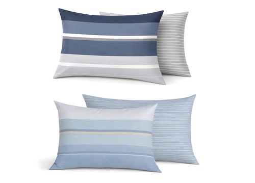 Coppia federe cuscino letto - cuscino,