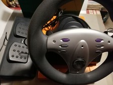 TRUST NF340 Race Master - Volante con cambio a paletta - Pedaliera Giochi PC USB