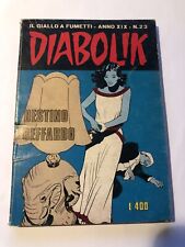DIABOLIK  ORIGINALE  - PRIMA STAMPA - ANNO XIX -  N.23 - DESTINO BEFFARDO