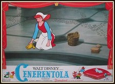 fotobusta  CENERENTOLA CINDERELLA CARTONE ANIMATO WALT DISNEY