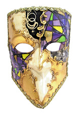 CASANOVA (1) FATTA A MANO IN ITALIA ICONICA CARTAPESTA, DISEGNO MOSAICO VIOLA.