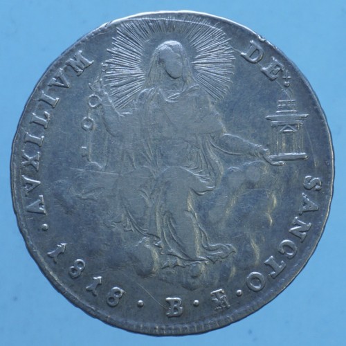 Pio vii doppio - doppio, 1818/6