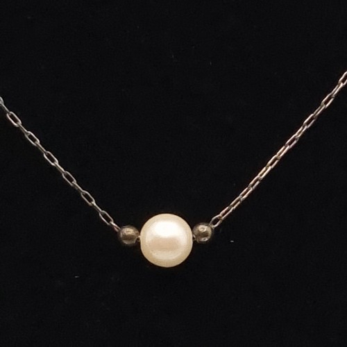 Collana con ciondolo perle - ciondolo, di