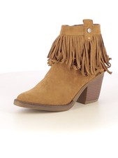 Stivaletti texani donna cuoio