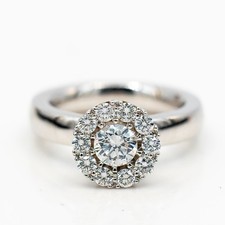 Anello 750/18K Oro Bianco