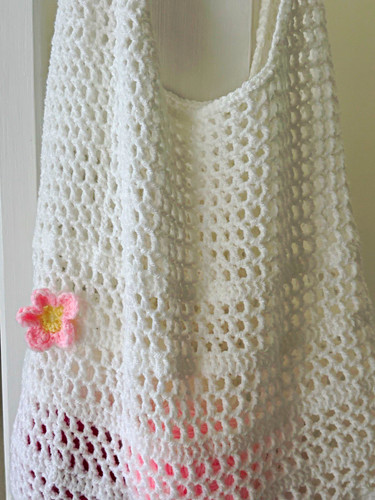Borsa tote fatta mano in - tote,
