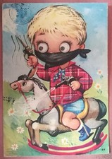 CARTOLINA ILLUSTRATA OCCHI