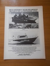 IMBARCAZIONE SALVATAGGIO MANTA VIGILI DEL FUOCO MOTOSCAFO CIGALA BERTINETTI   