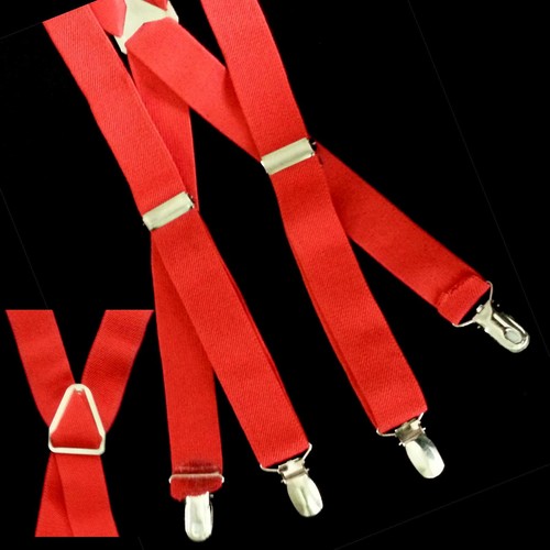 Bretelle cintura rosso - bretelle,