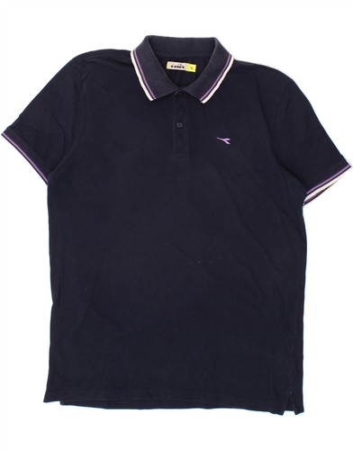 Polo uomo diadora blu - uomo,