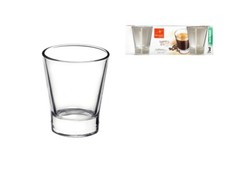 BICCHIERINI CAFFE' IN VETRO TRASPARENTE CAFFEINO BORMIOLI 9 CL. X 3
