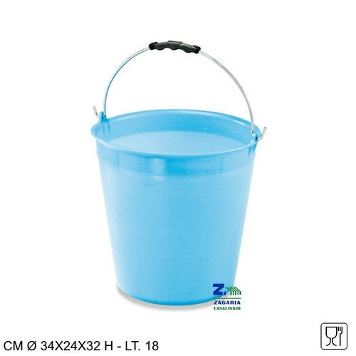 Secchio adda in plastica - 18,