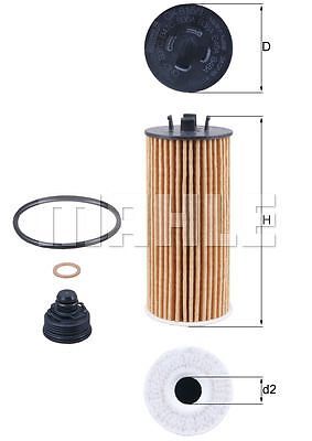 Filtro olio mahle ox8151d - filtro,