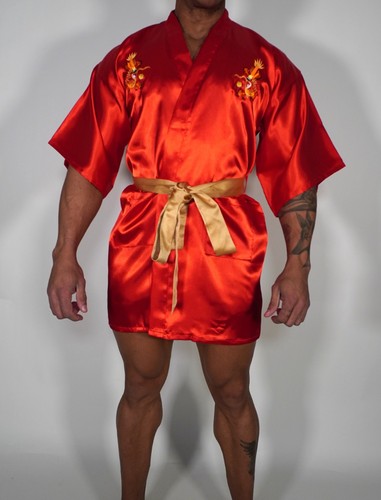 Abito adulto rosso ricamato - rosso,