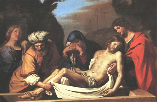 Guercino sepoltura di - la,