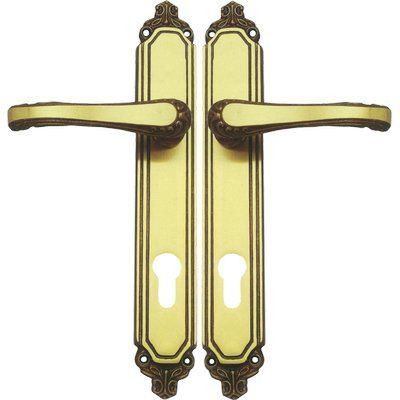 Maniglia export placca - , foro