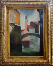 Carlo Carra’ olio su