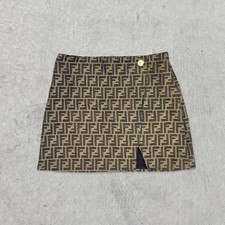 Minigonna Fendi Versace Zucca Monogram Fendace Designer 