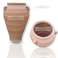 Vaso anfora in terracotta con