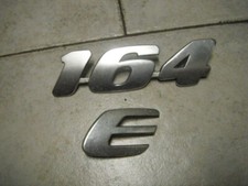 VOLVO 164 E LOGO POSTERIORE COMPLETO FULL SET REAR BADGE OEM 164E no 240 244 245