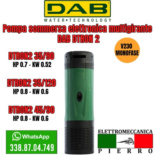 Pompa sommersa elettronica - pompa,