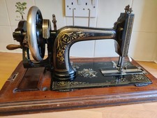 Antique Hand Cranked Sewing Machine