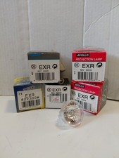 Lotto di 5 lampadine per proiettore EXR NOS Apollo, GE ed Eiko