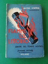 ARISTIDE CONTESSI, FIAMME SUL LITTORIO, 1936, 1° ED. Fascismo
