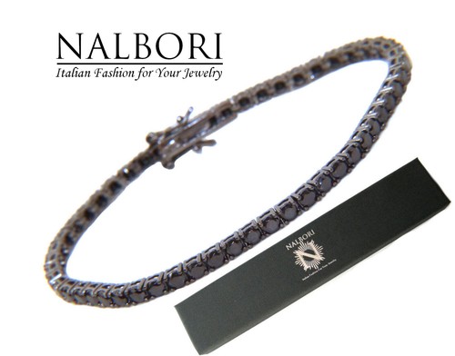 Bracciale tennis tutto argento - bracciale,