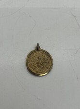 Medaglia Vaticano II Papa Giovanni XXIII Paolo VI tono oro con patina diametro 1-1/4"