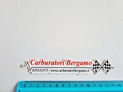 Adesivo carburatori bergamo - adesivo,