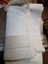 Lenzuolo canapa singolo orlo giorno Hemp Bed Sheet 146x270 B11 drap chanvre ^