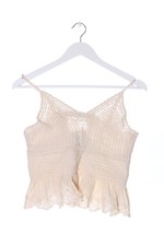 ZARA Top a uncinetto Donna Top