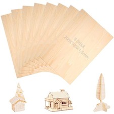 Fogli Legno Balsa 8 Pezzi di