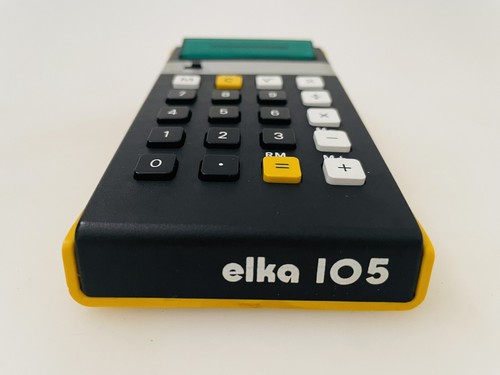 Elka 105 vintage calculator - elka,