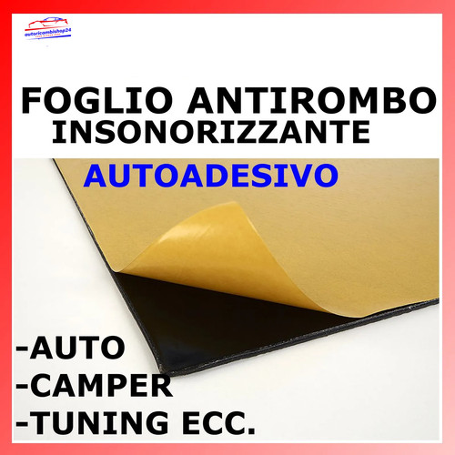 Foglio antirombo catramato - foglio,