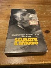 SCUSATE IL RITARDO - VHS MAI APERTO con MASSIMO TROISI, LELLO ARENA, G. DE SIO