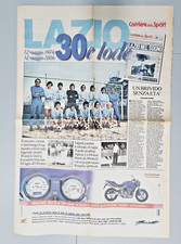 CORRIERE DELLO SPORT 12 MAGGIO 2004 SPECIALE 30 ANNI E LODE SCUDETTO LAZIO 1974