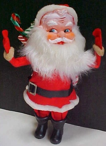 Babbo natale volante vintage - natale,